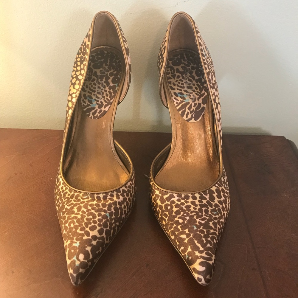 Aldo Heels- cheetah print with hints of teal